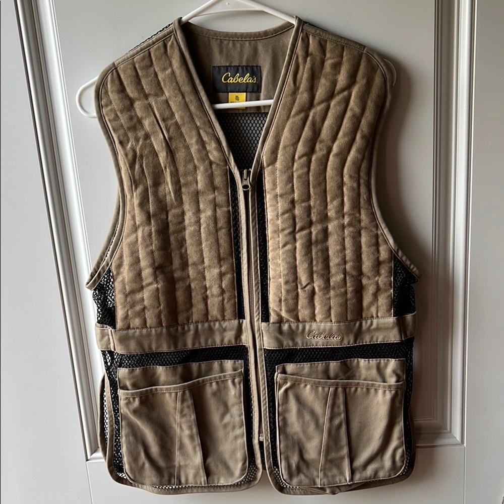 Cabela's Brown Quilted Outdoor Vest